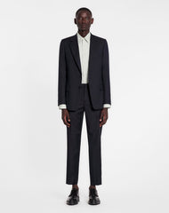 SINGLE-BREASTED FLAP POCKETS JACKET NAVY BLUE | Lanvin Men