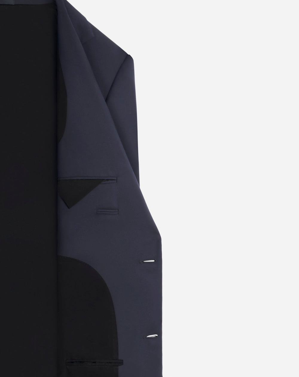 SINGLE-BREASTED FLAP POCKETS JACKET NAVY BLUE | Lanvin Men