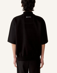 Polo Ample En Jersey Double Face Black | Lanvin Men