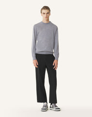 Pull En Laine Mérinos Black | Lanvin Men