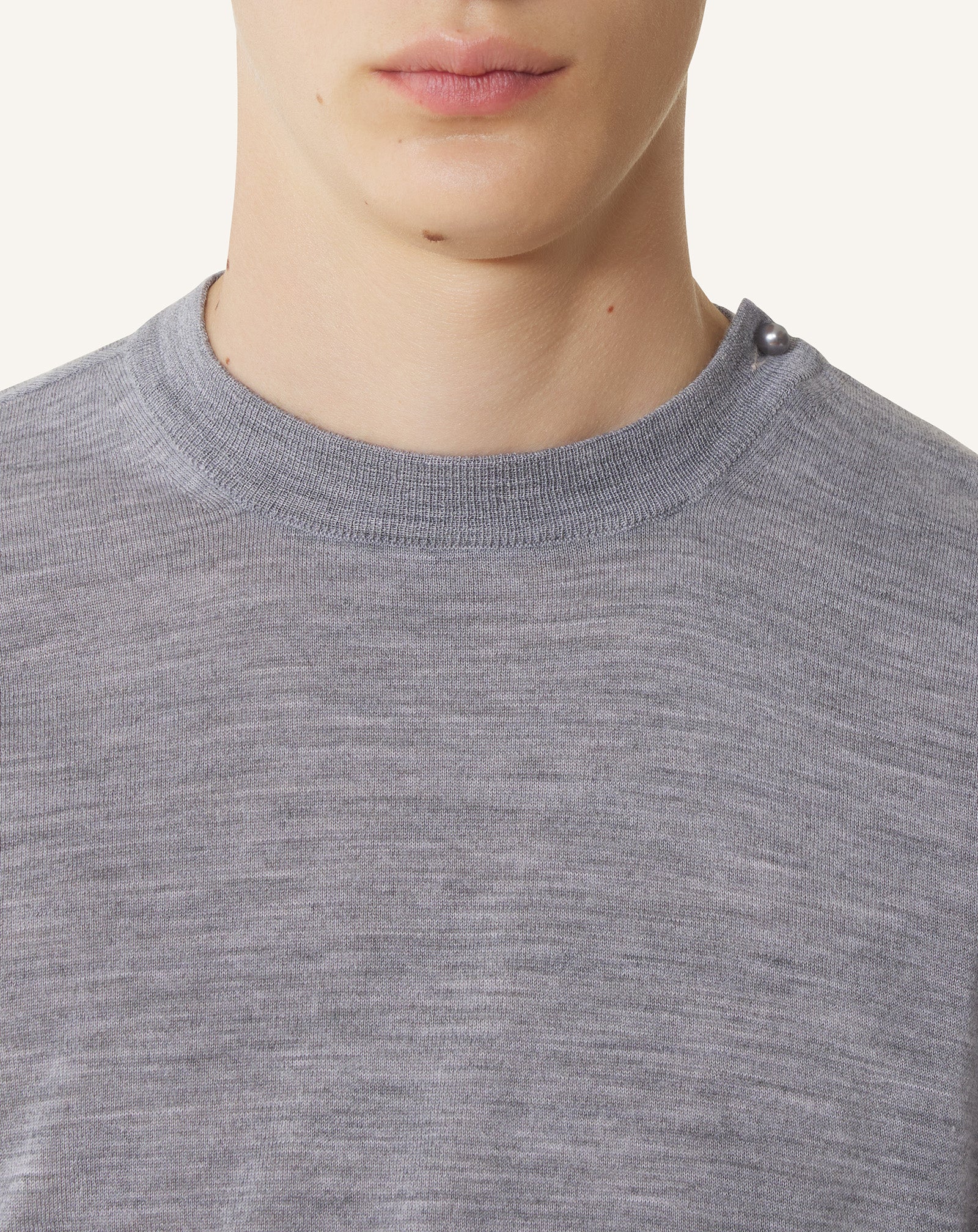 Pull En Laine Mérinos Black | Lanvin Men