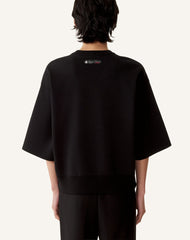 T-shirt Ample En Jacquard De Soie Et Coton Grey | Lanvin Men