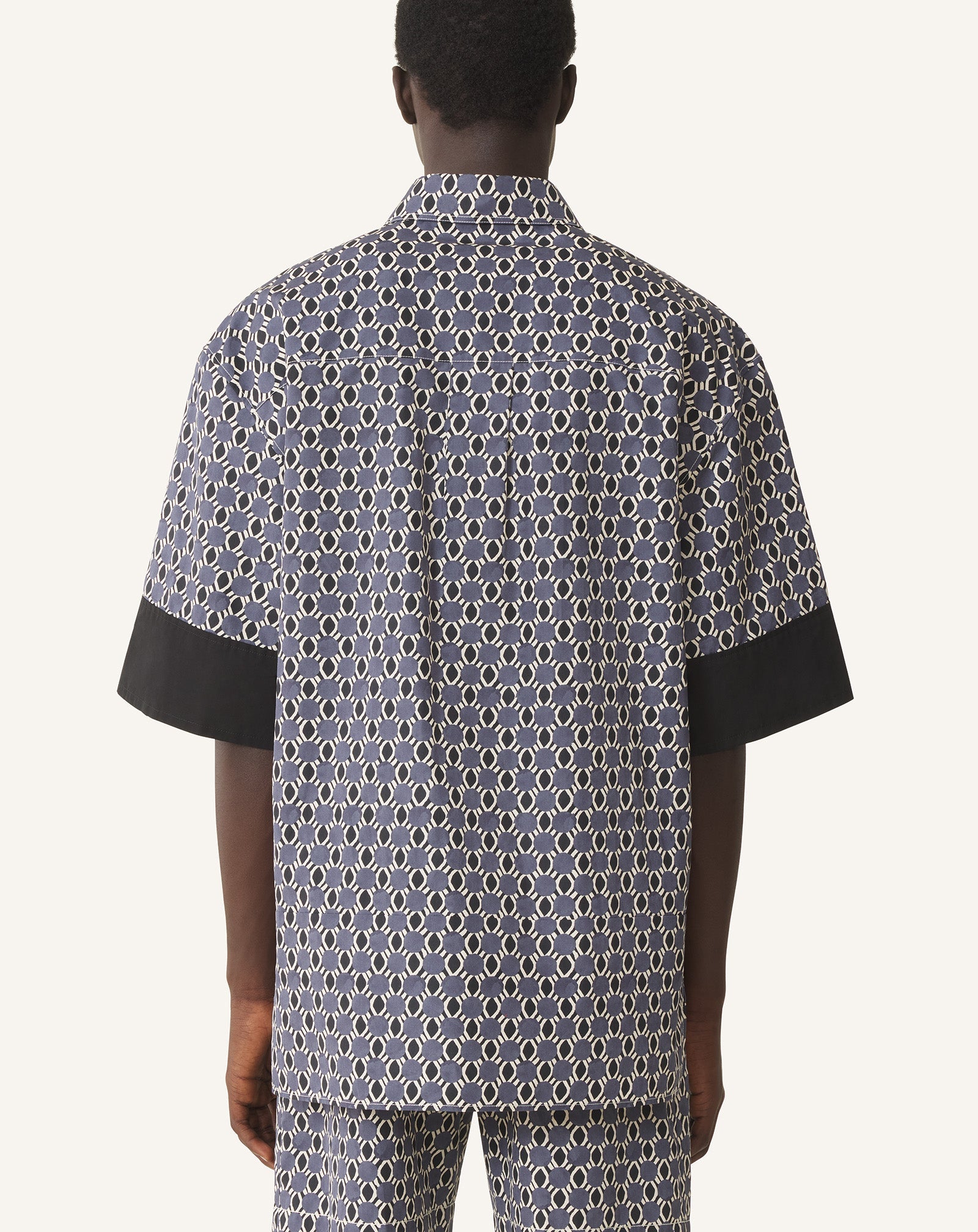 Chemise Ample En Coton Imprimé | Lanvin Men