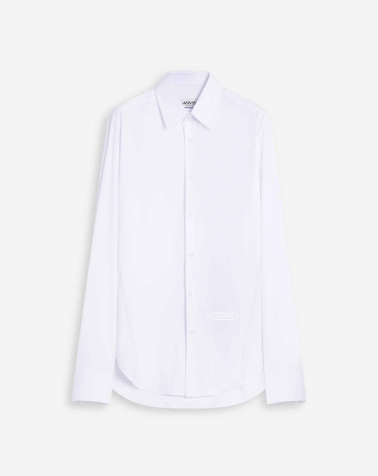 White Fitted Shirt | Lanvin Men
