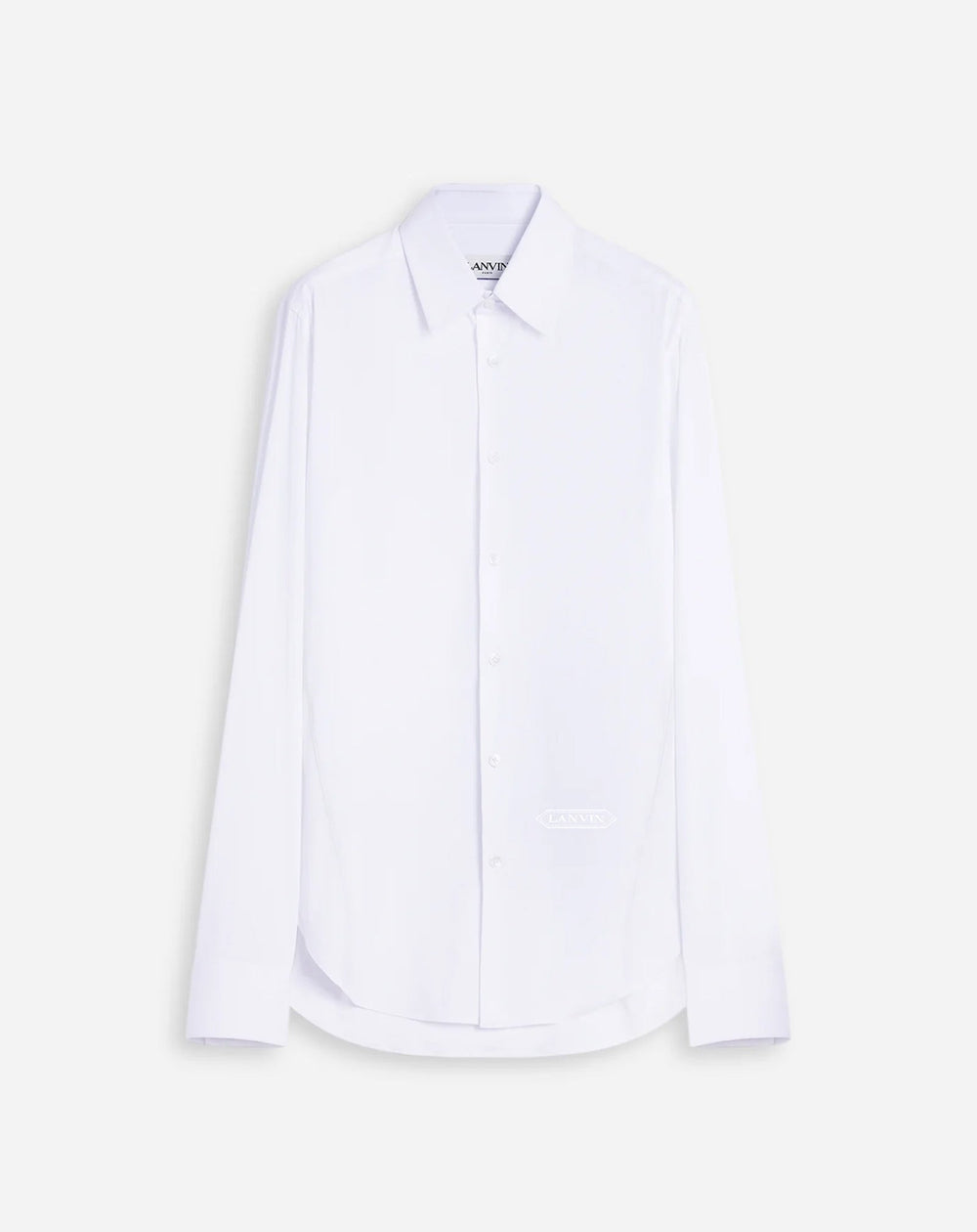 White Fitted Shirt | Lanvin Men