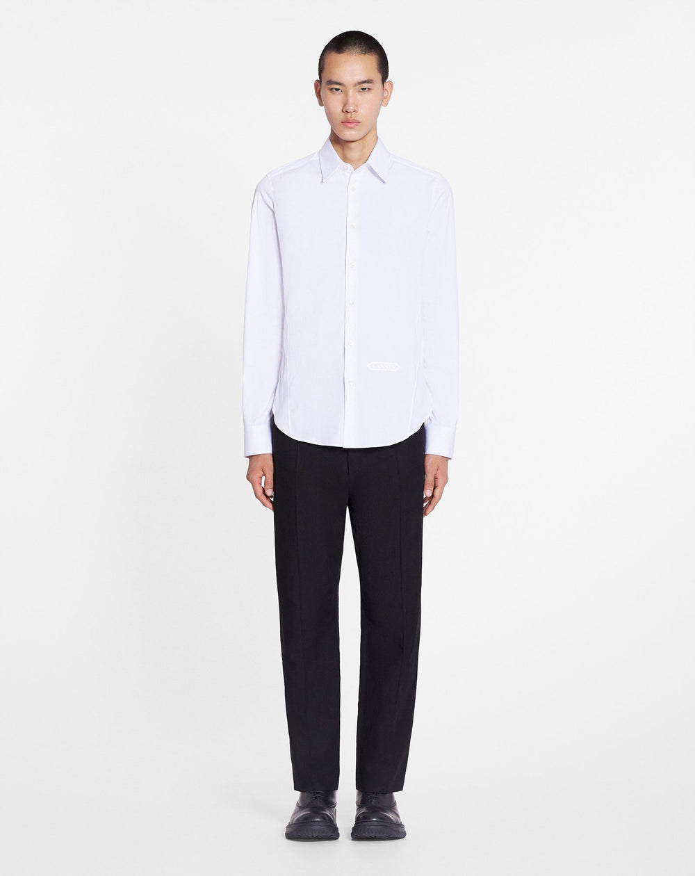 White Fitted Shirt | Lanvin Men