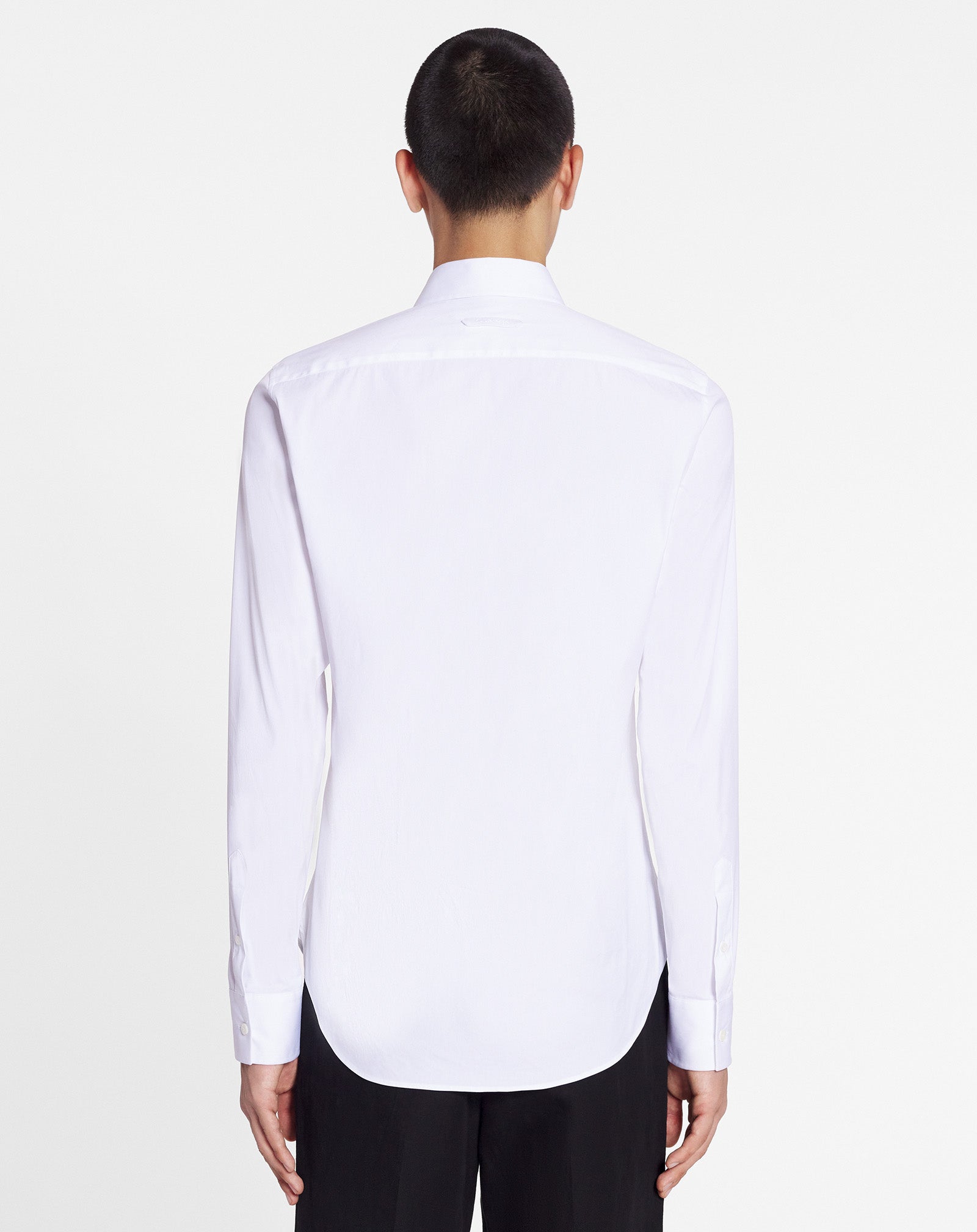 White Fitted Shirt | Lanvin Men