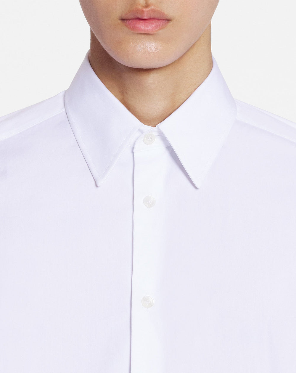 White Fitted Shirt | Lanvin Men