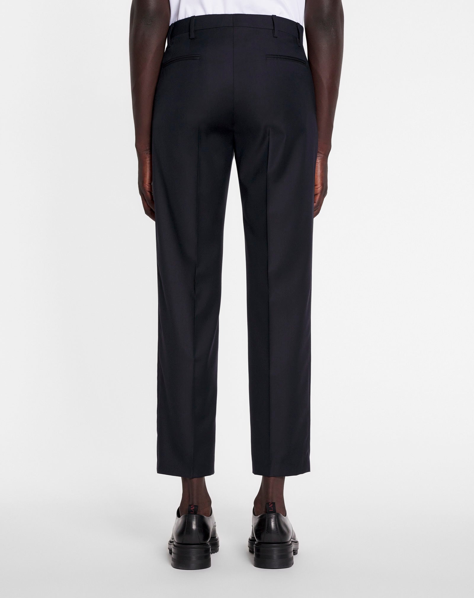 CIGARETTE TROUSERS NAVY BLUE | Lanvin Men