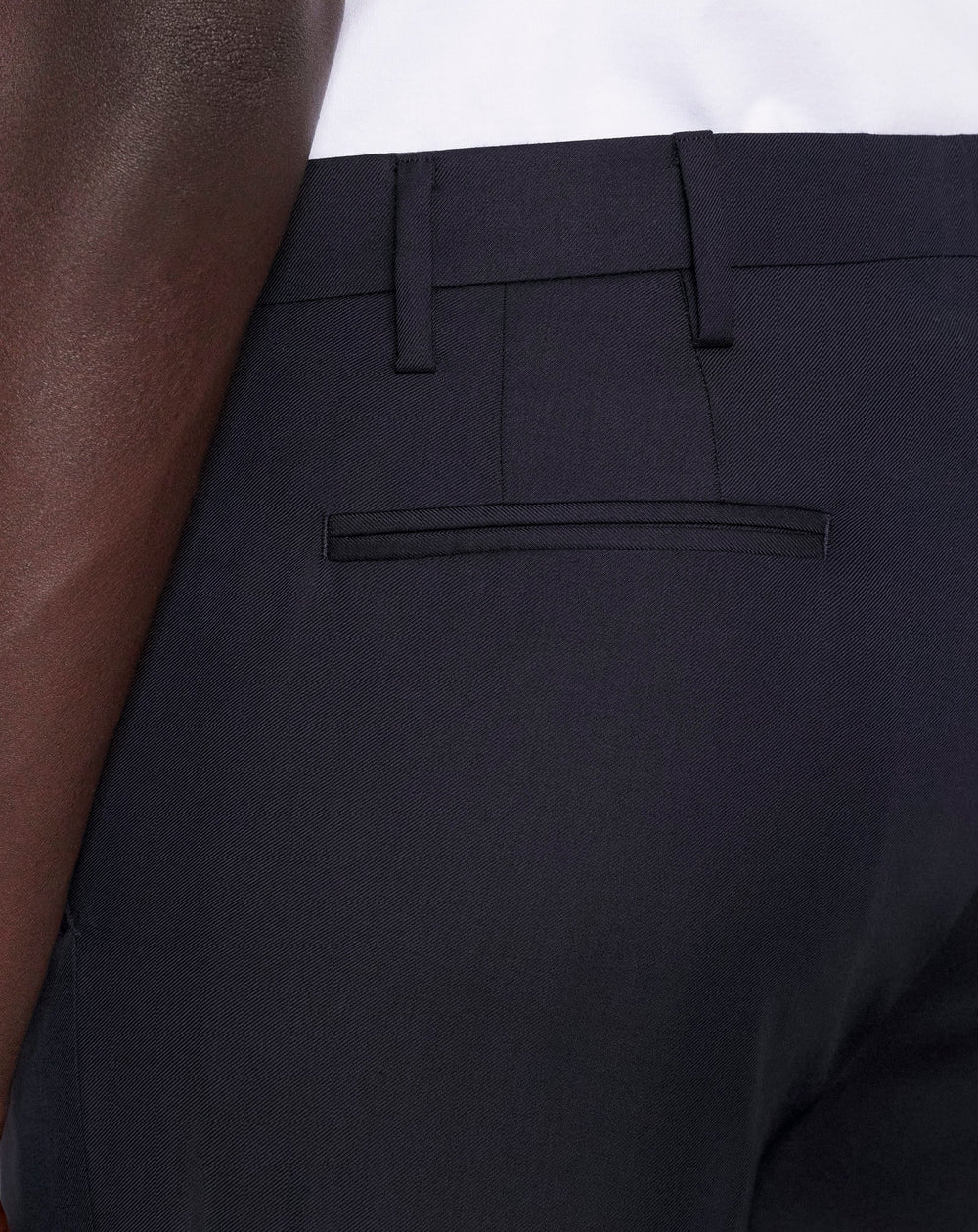 CIGARETTE TROUSERS NAVY BLUE | Lanvin Men