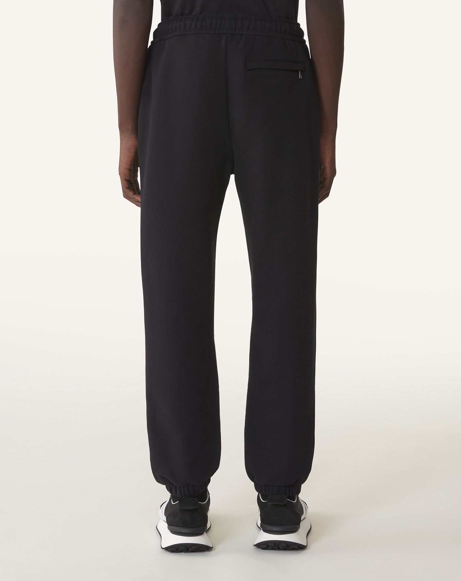 Black Fleece Jogger Pants | Lanvin Men