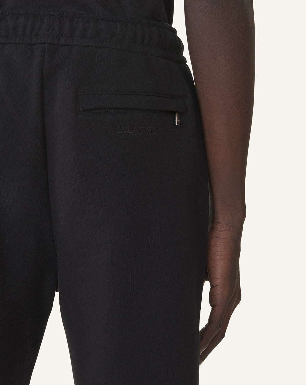 Black Fleece Jogger Pants | Lanvin Men