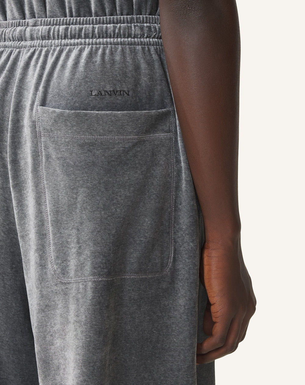 Bermuda En Velours Grey | Lanvin Men