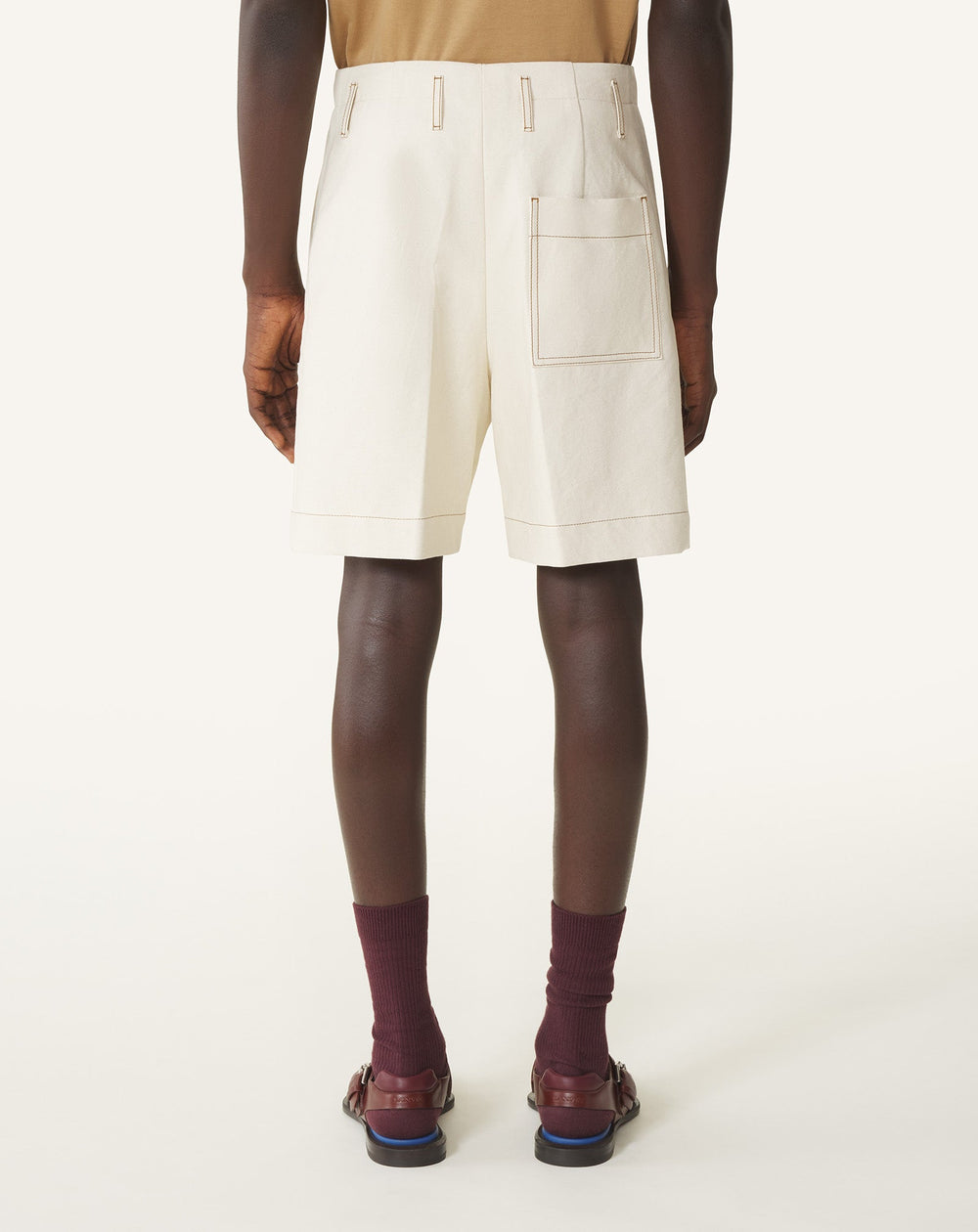 Short En Denim White | Lanvin Men