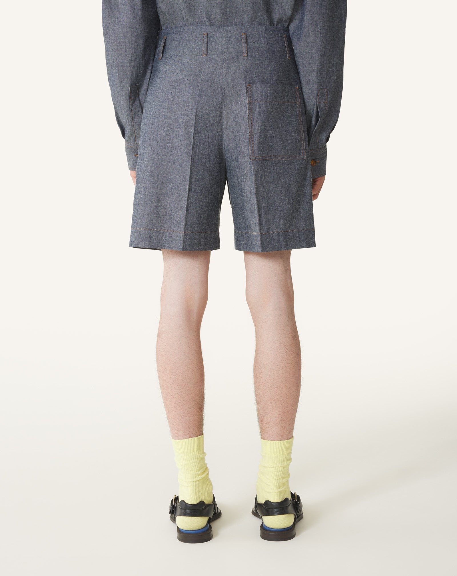 Short En Chambray Blue | Lanvin Men