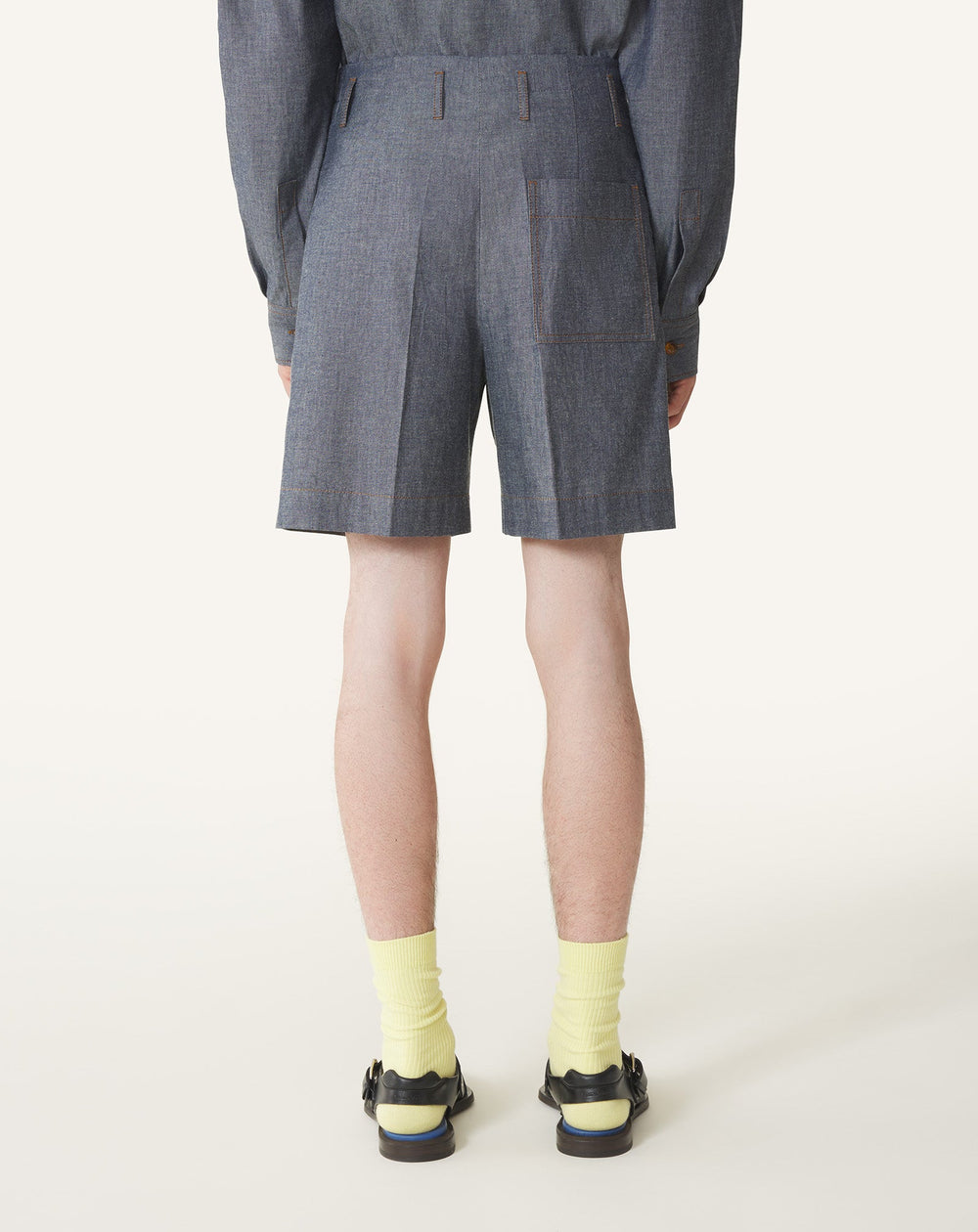 Short En Chambray Blue | Lanvin Men