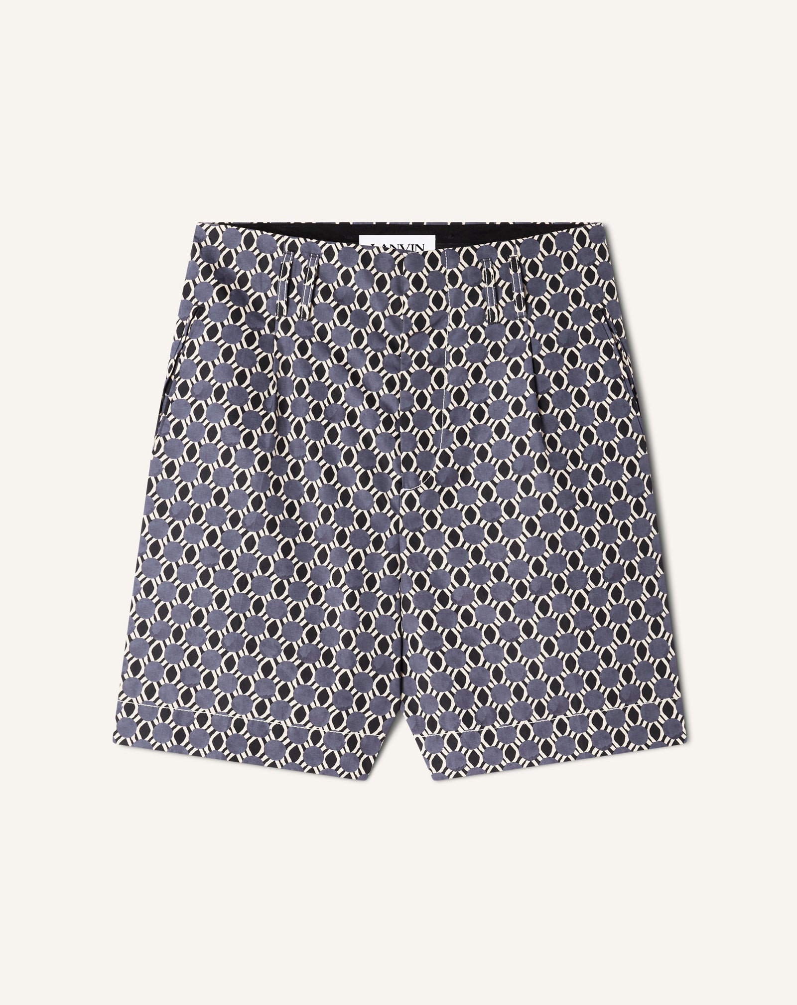 Short En Coton Imprimé | Lanvin Men