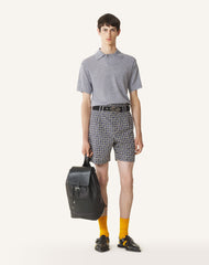 Short En Coton Imprimé | Lanvin Men