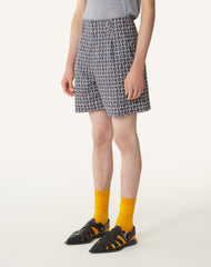 Short En Coton Imprimé | Lanvin Men