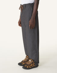 Pantalon Large En Chambray Black | Lanvin Men