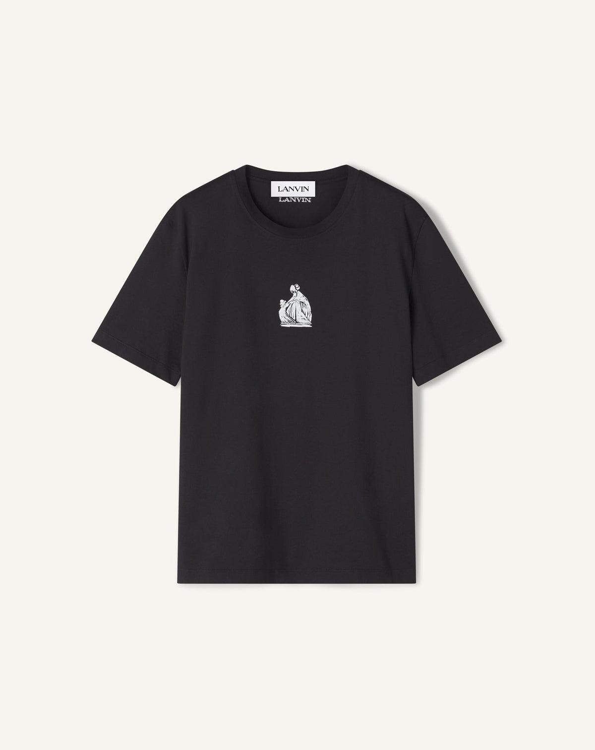 T-shirt Imprimé La Mère Et L'enfant Black | Lanvin Men
