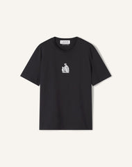 T-shirt Imprimé La Mère Et L'enfant Black | Lanvin Men