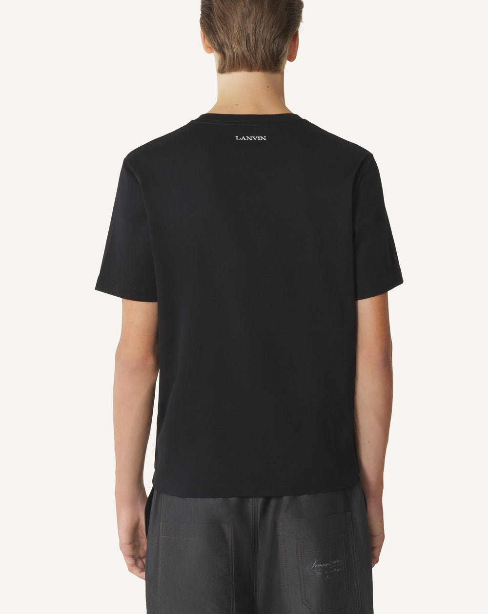 T-shirt Imprimé La Mère Et L'enfant Black | Lanvin Men