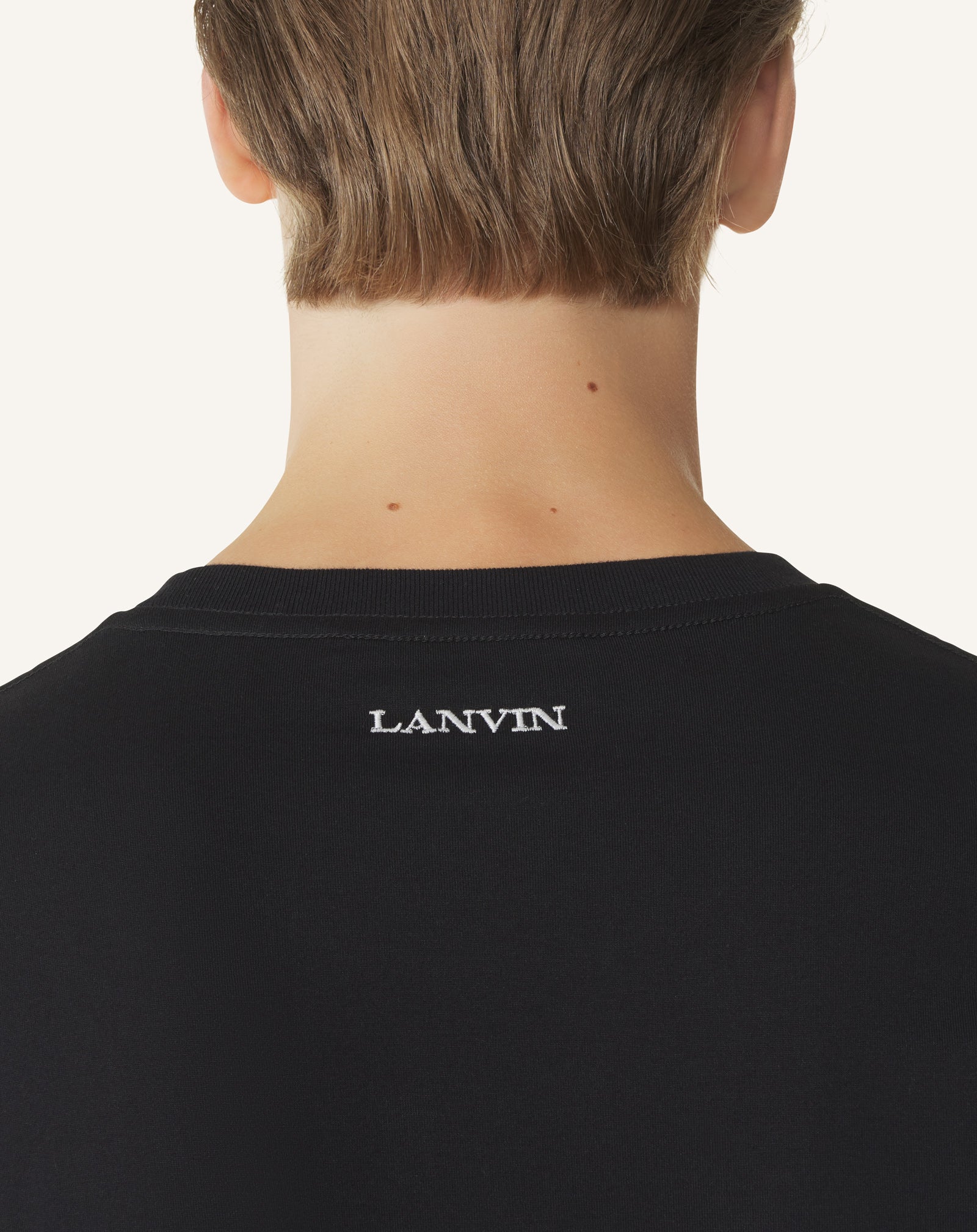 T-shirt Imprimé La Mère Et L'enfant Black | Lanvin Men