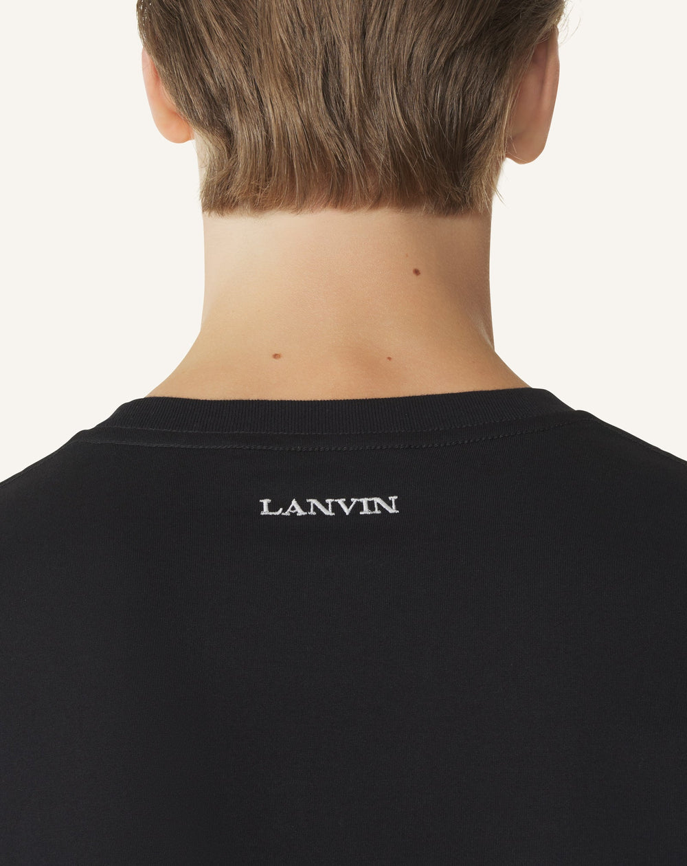 T-shirt Imprimé La Mère Et L'enfant Black | Lanvin Men