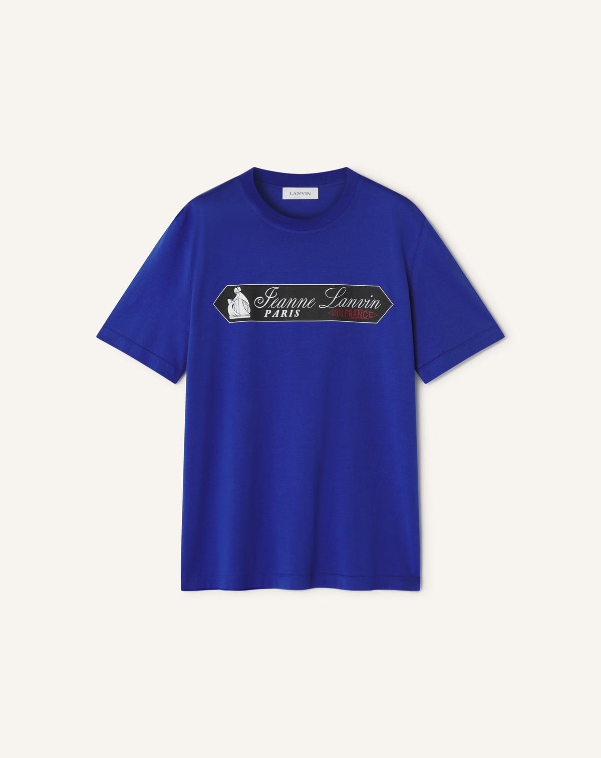 T-shirt Imprimé Etiquette Lanvin Blue | Lanvin Men