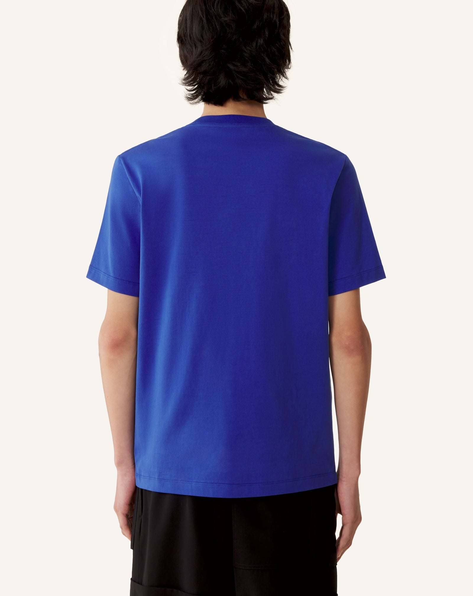 T-shirt Imprimé Etiquette Lanvin Blue | Lanvin Men