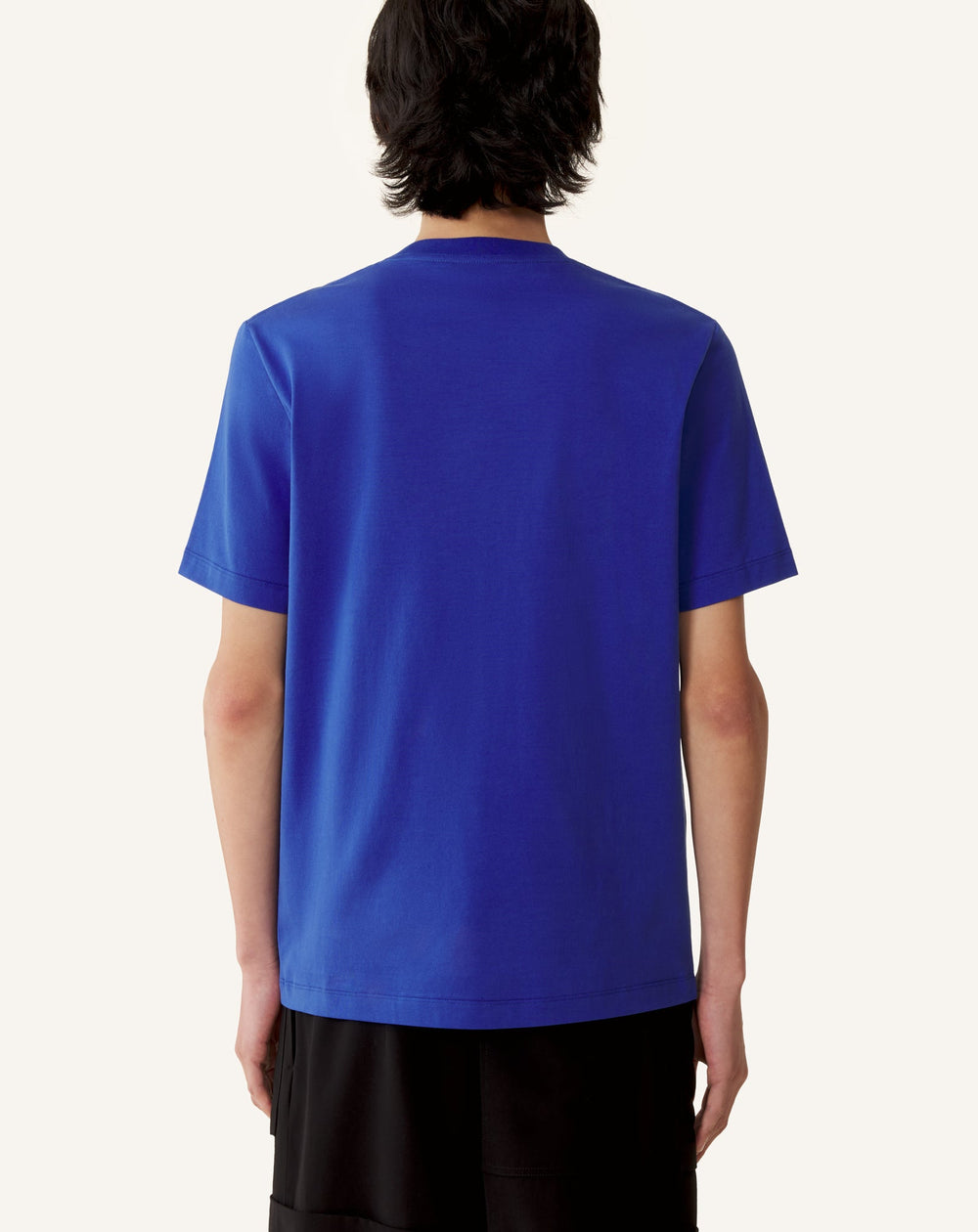 T-shirt Imprimé Etiquette Lanvin Blue | Lanvin Men
