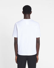 White Lanvin Embroidered T-shirt | Lanvin Men
