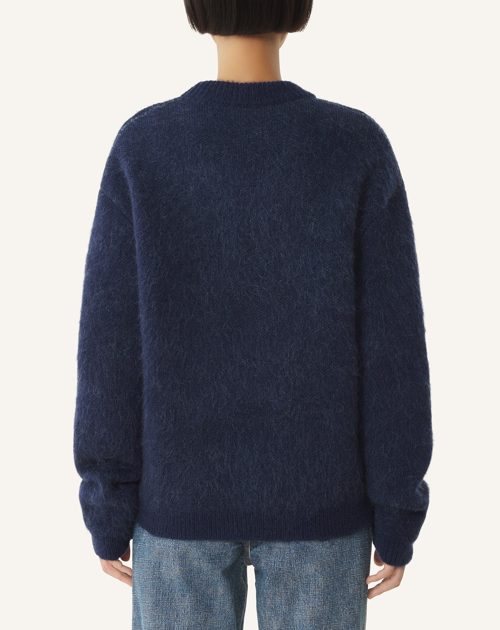 Pull En Mohair Jacquard Lunar Year Blue | Lanvin Women