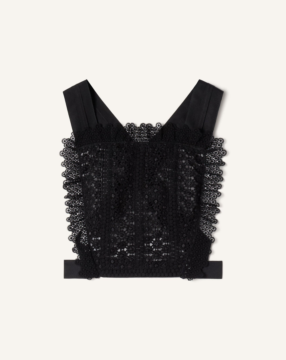 Plastron En Guipure Black | Lanvin Women