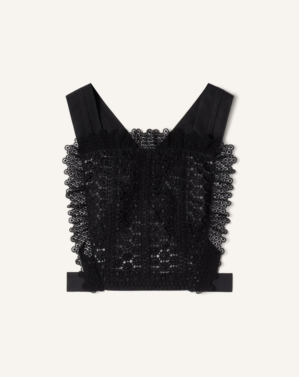 Plastron En Guipure Black | Lanvin Women