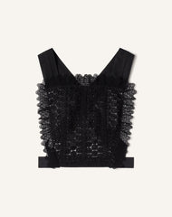 Plastron En Guipure Black | Lanvin Women