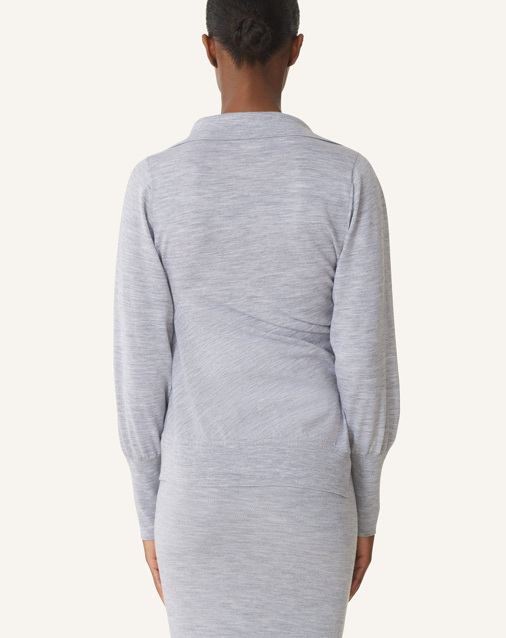 Cardigan Drapé En Laine Black | Lanvin Women