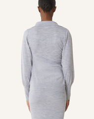 Cardigan Drapé En Laine Black | Lanvin Women