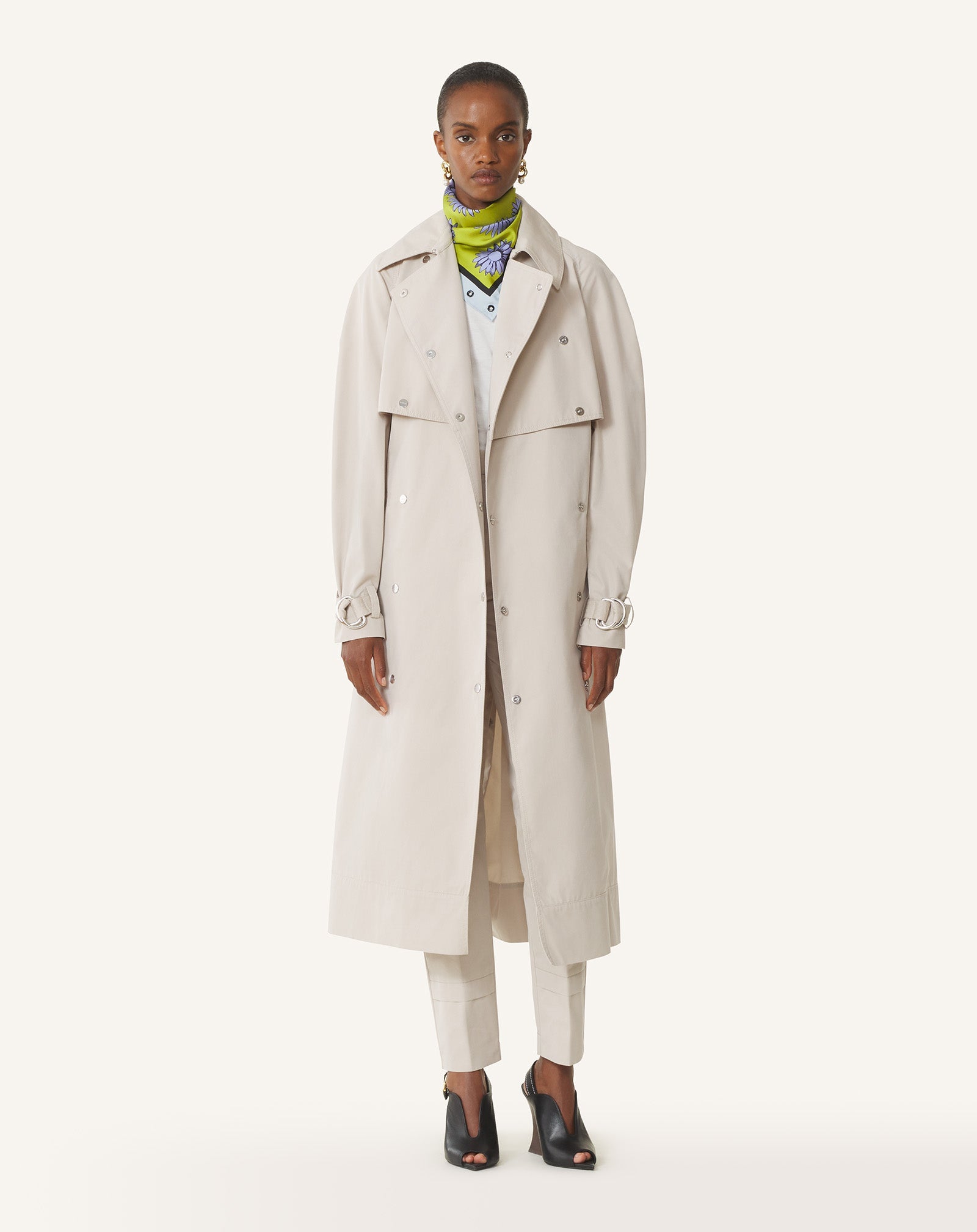 Trench En Coton White | Lanvin Women