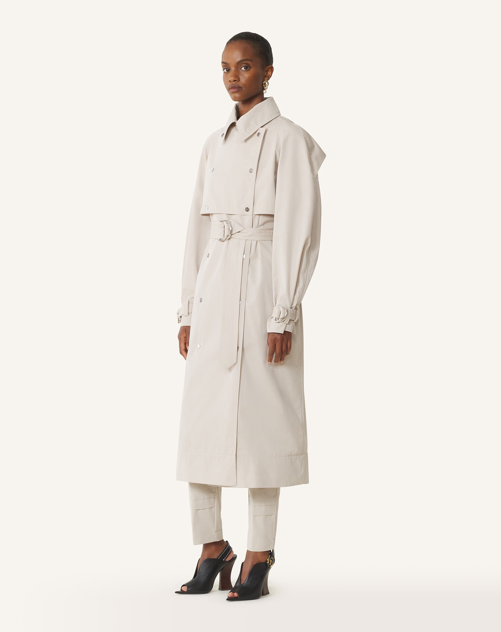 Trench En Coton White | Lanvin Women