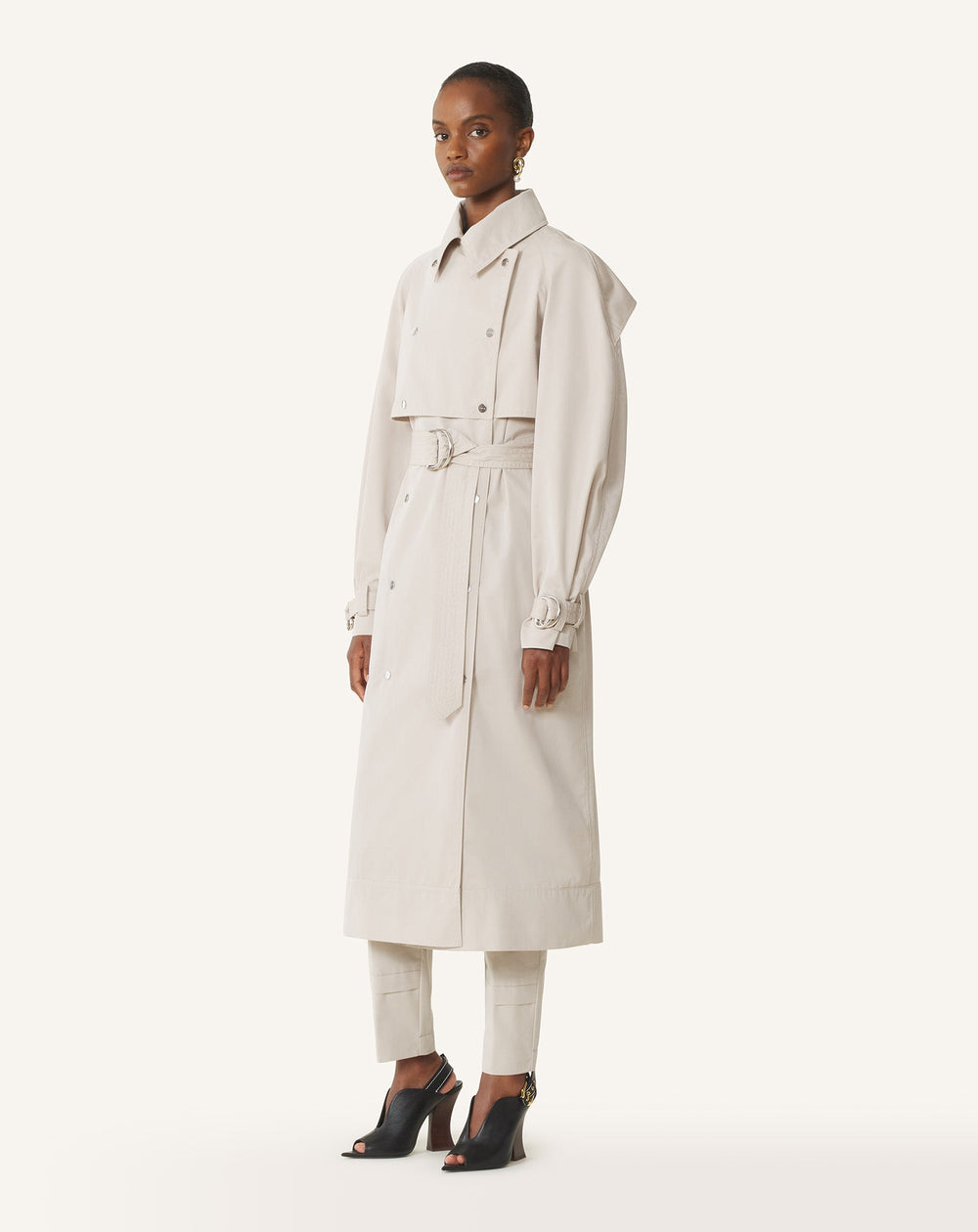 Trench En Coton White | Lanvin Women