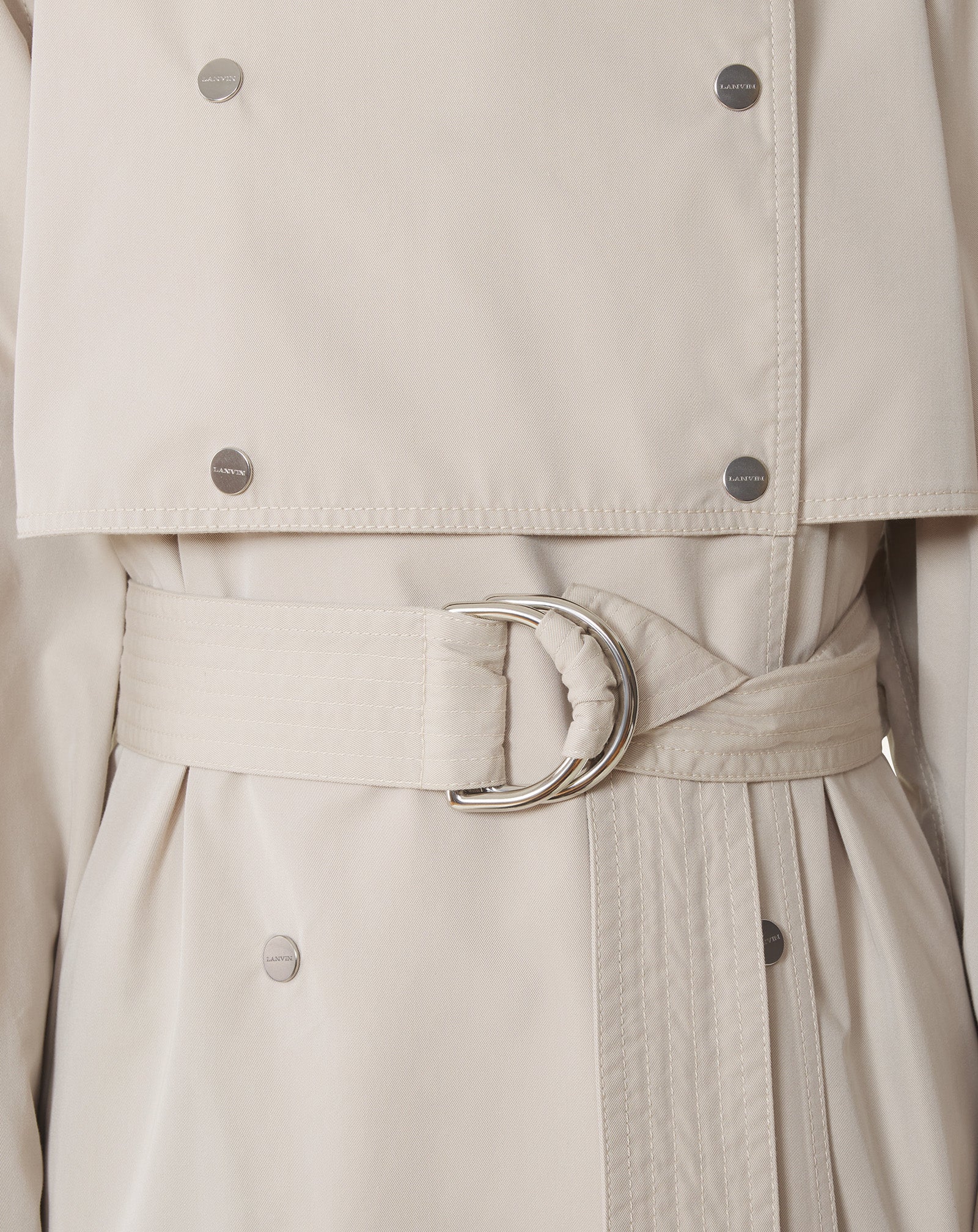 Trench En Coton White | Lanvin Women