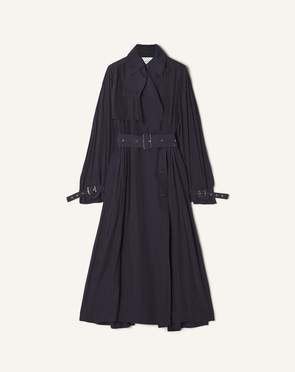Blue Trench In Charmeuse | Lanvin Women