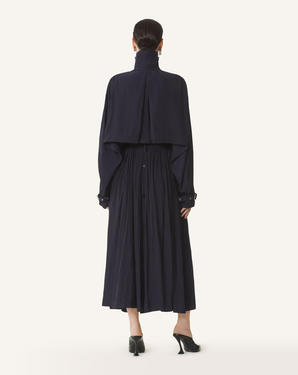 Blue Trench In Charmeuse | Lanvin Women