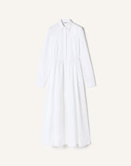 Robe Chemise En Popeline De Coton White | Lanvin Women