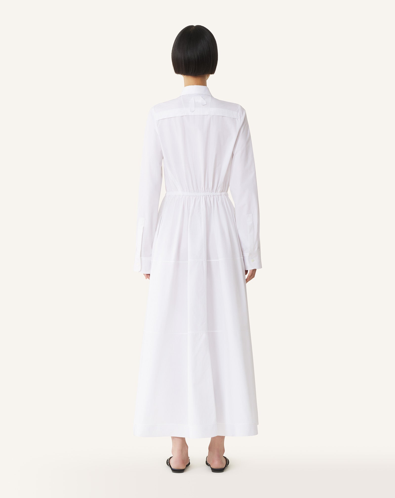 Robe Chemise En Popeline De Coton White | Lanvin Women