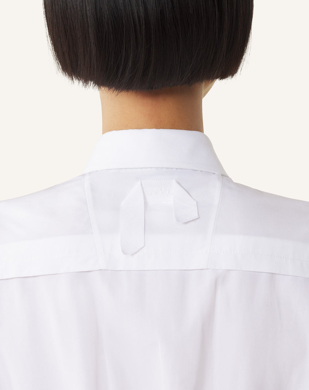 Robe Chemise En Popeline De Coton White | Lanvin Women