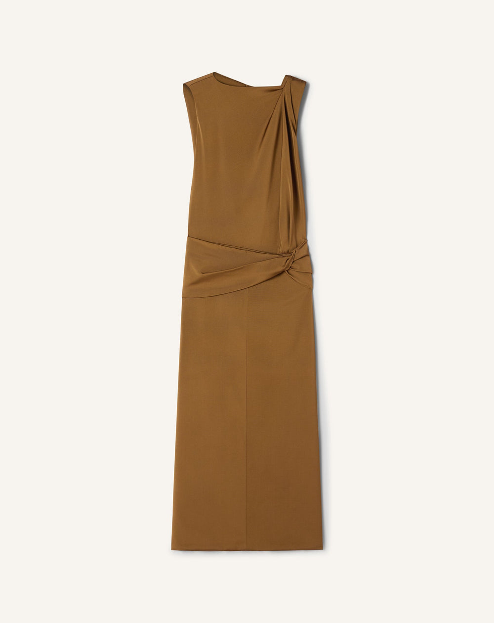 Robe Midi En Viscose Brown | Lanvin Women