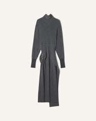 Grey Wool And Cashmere Midi Dress | Lanvin Women